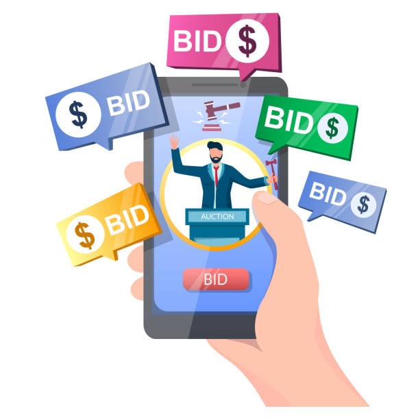 What are the different types of online auctions?